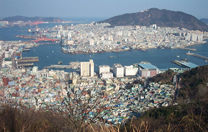 천마산에서 바라본 우리동