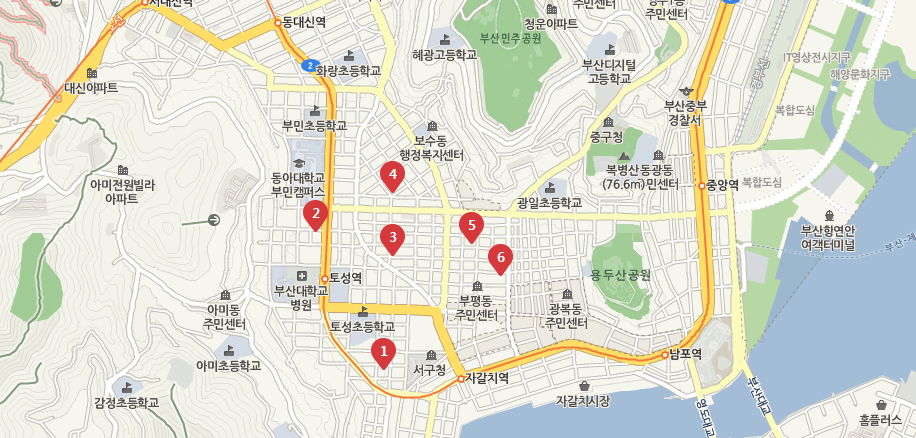 축제행사 지도