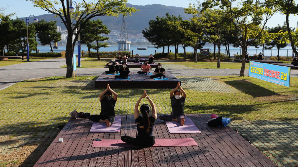 송도 힐링의 광장 「힐링건강체조」 교실