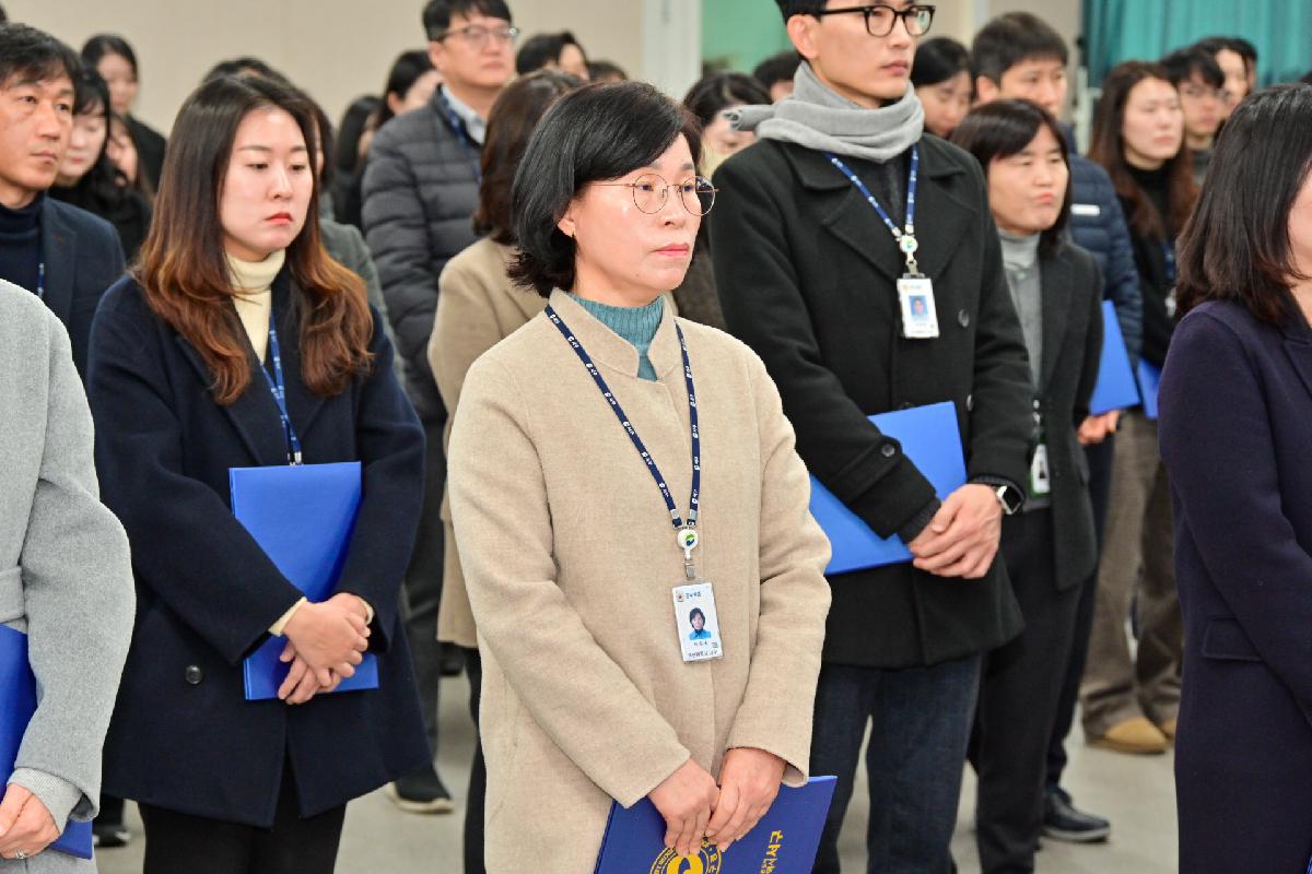 김경이 보건행정과장, 하은숙 동대신1동장 승진 및 전보 임용장 수여식