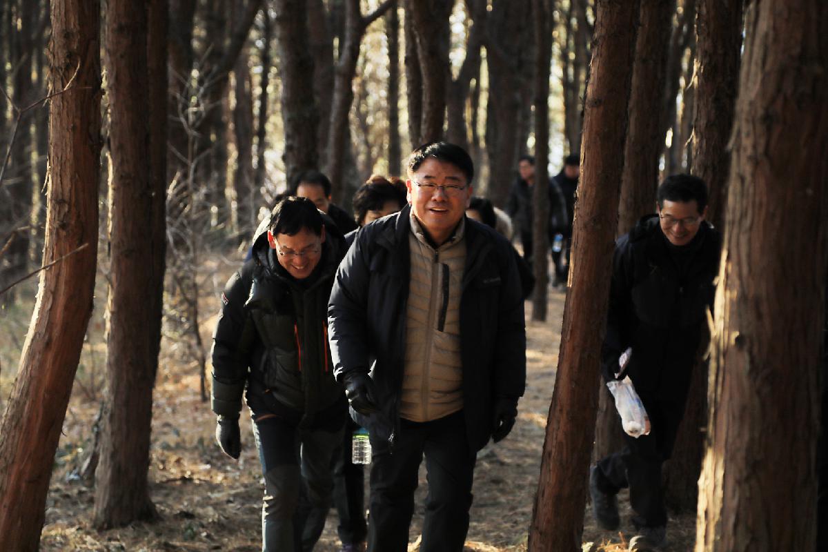 2019년 새해맞이 간부공무원 천마산 산행