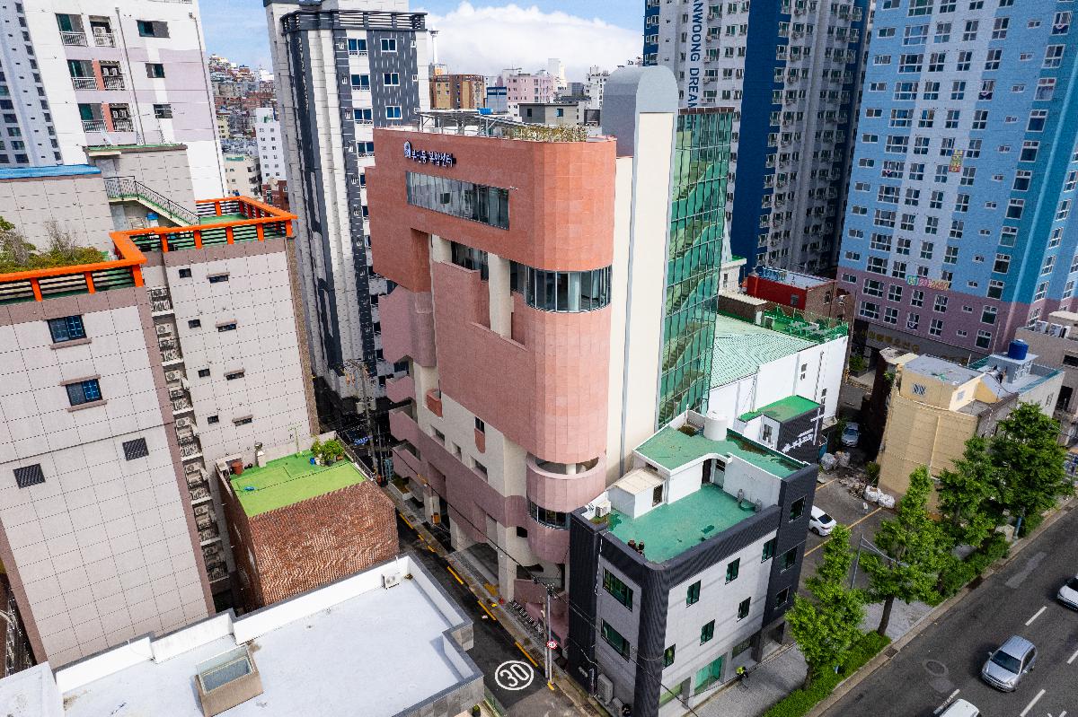 부민동 복합센터 항공 전경