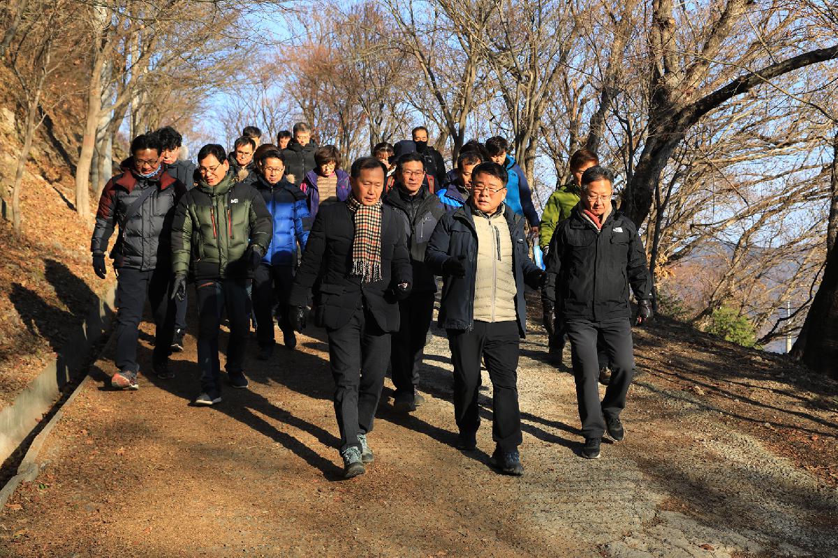 2019년 새해맞이 간부공무원 천마산 산행