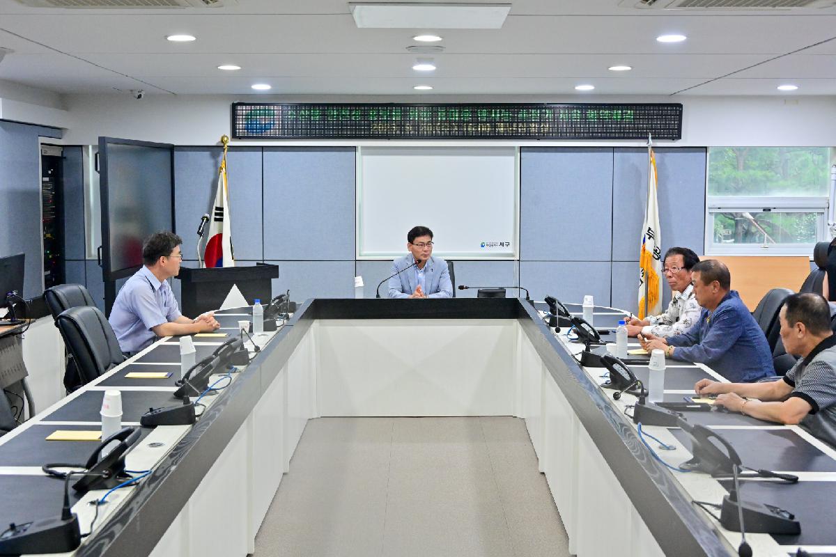 송도어촌계, 충무동새벽시장, 충무동해안시장 휴대용 방사능 측정기 사용 업무 협약식