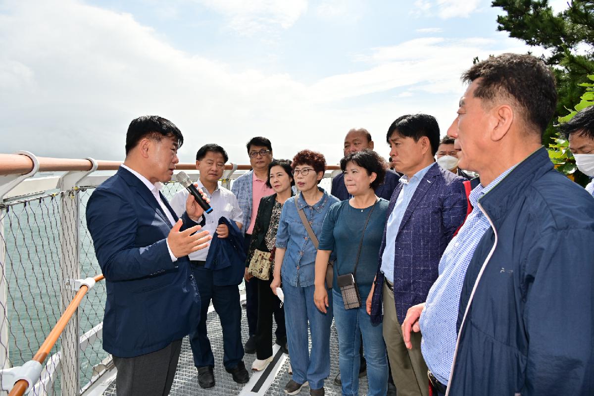 인천광역시의회 송도용궁구름다리 방문