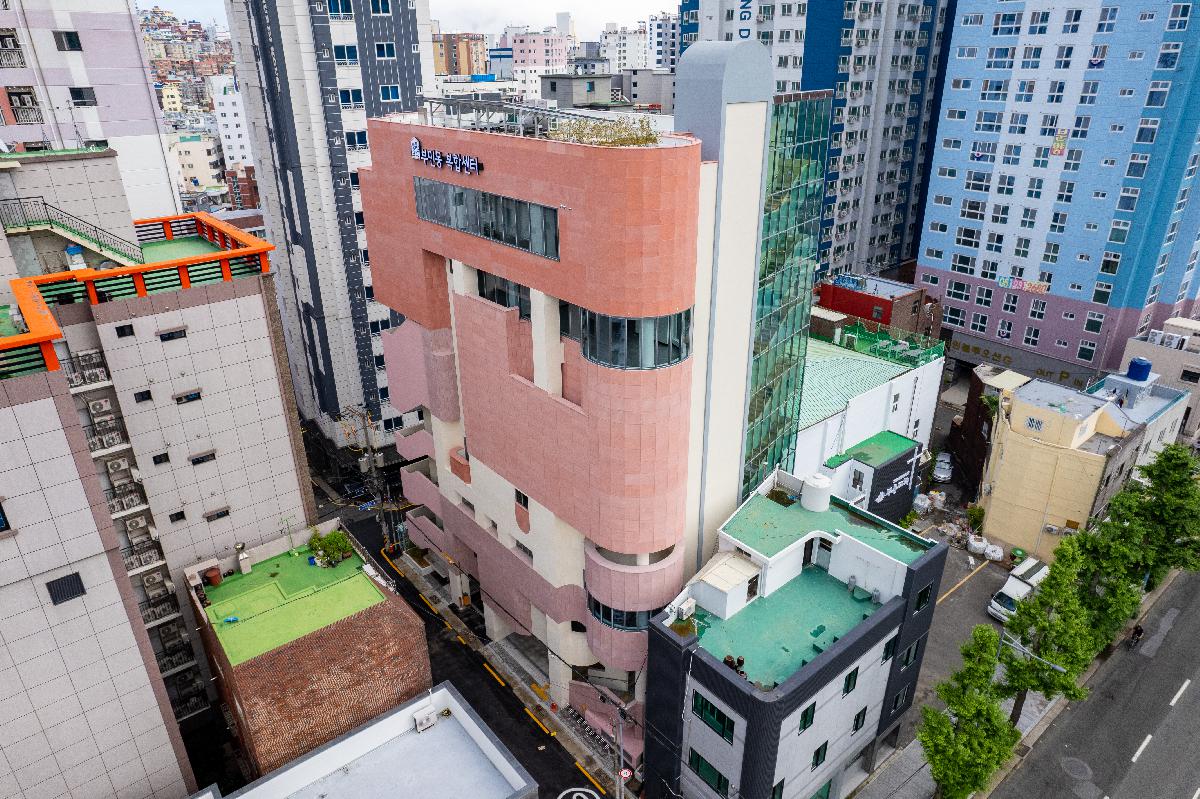 부민동 복합센터 항공 전경