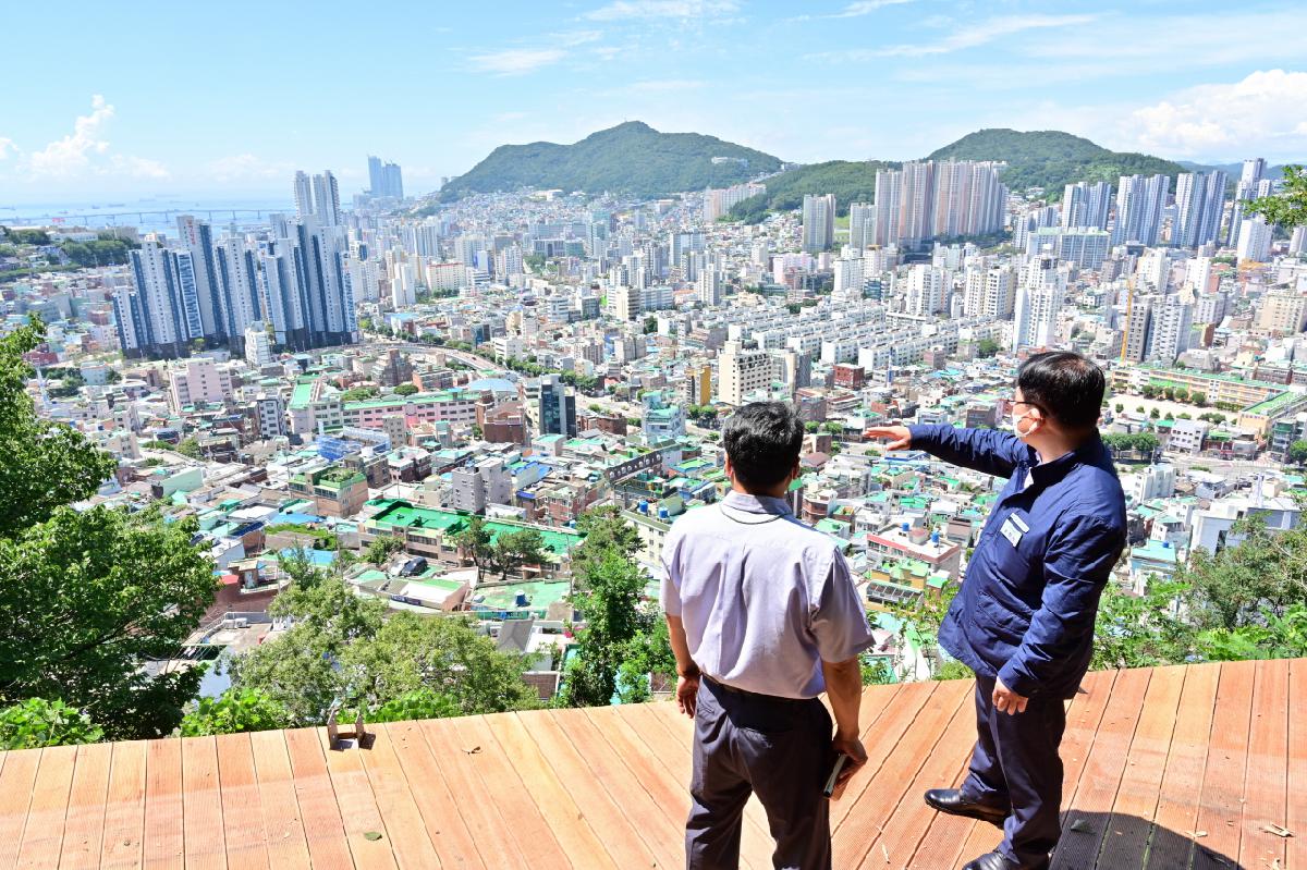 동대신 숲또랑길 조성공사 현장방문