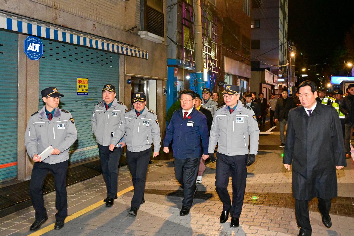 충무동 「여성친화 안심거리」 조성 참여기관 합동 개소식