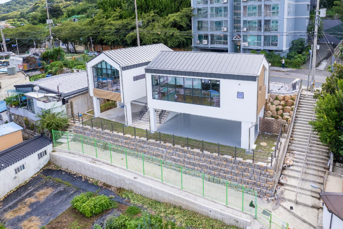 시약마을행복쉼터 항공 전경
