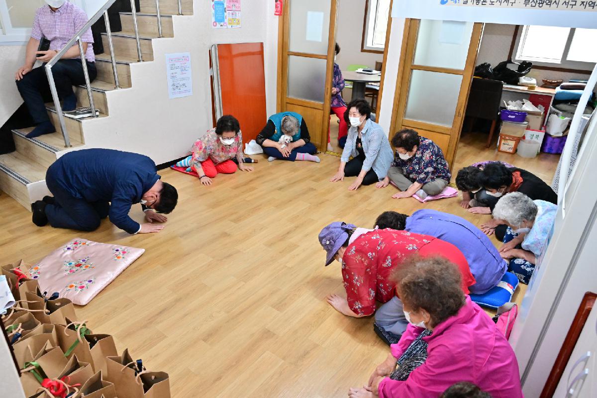운영재개 경로당(장수, 동일, 꽃마을, 충무, 초향, 천마 경로당) 방문