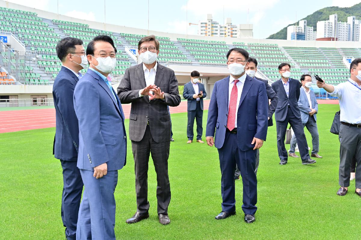15분 도시 부산 비전투어 부산시장 방문