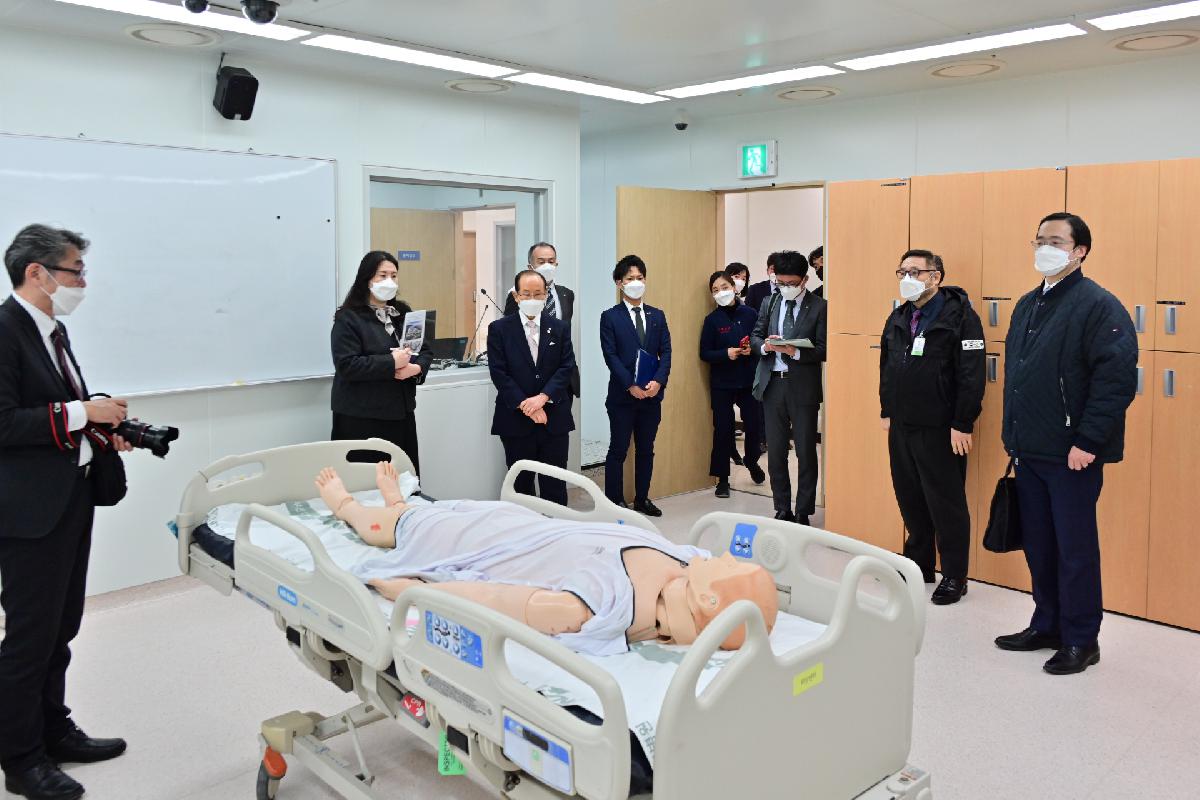 일본 사세보시 대표단 의료관광특구 관련 시설 견학(부산대학교병원)