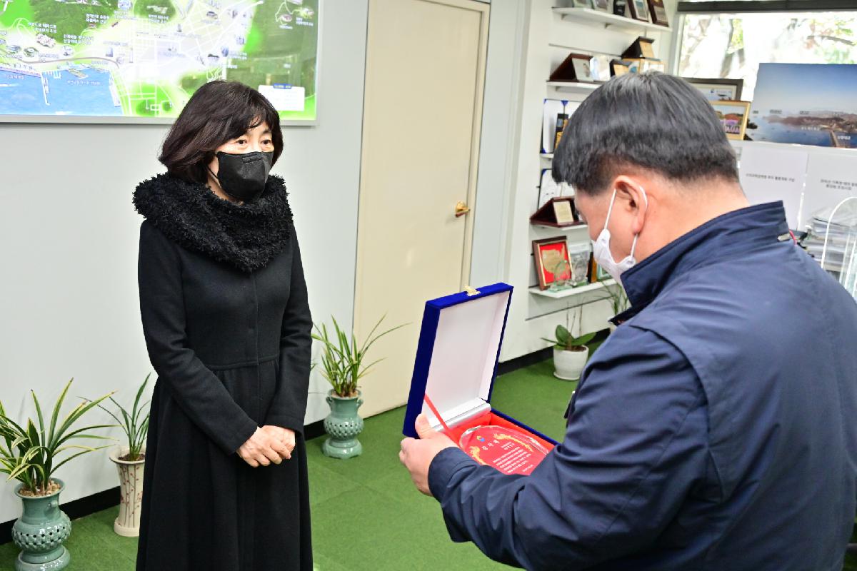 마리아모성의 집 감사패 수여식