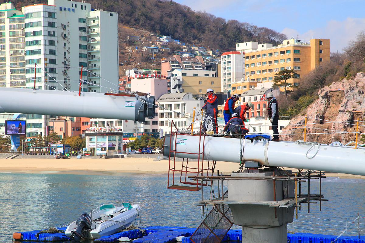 구름산책로 2차 구간 공사현장