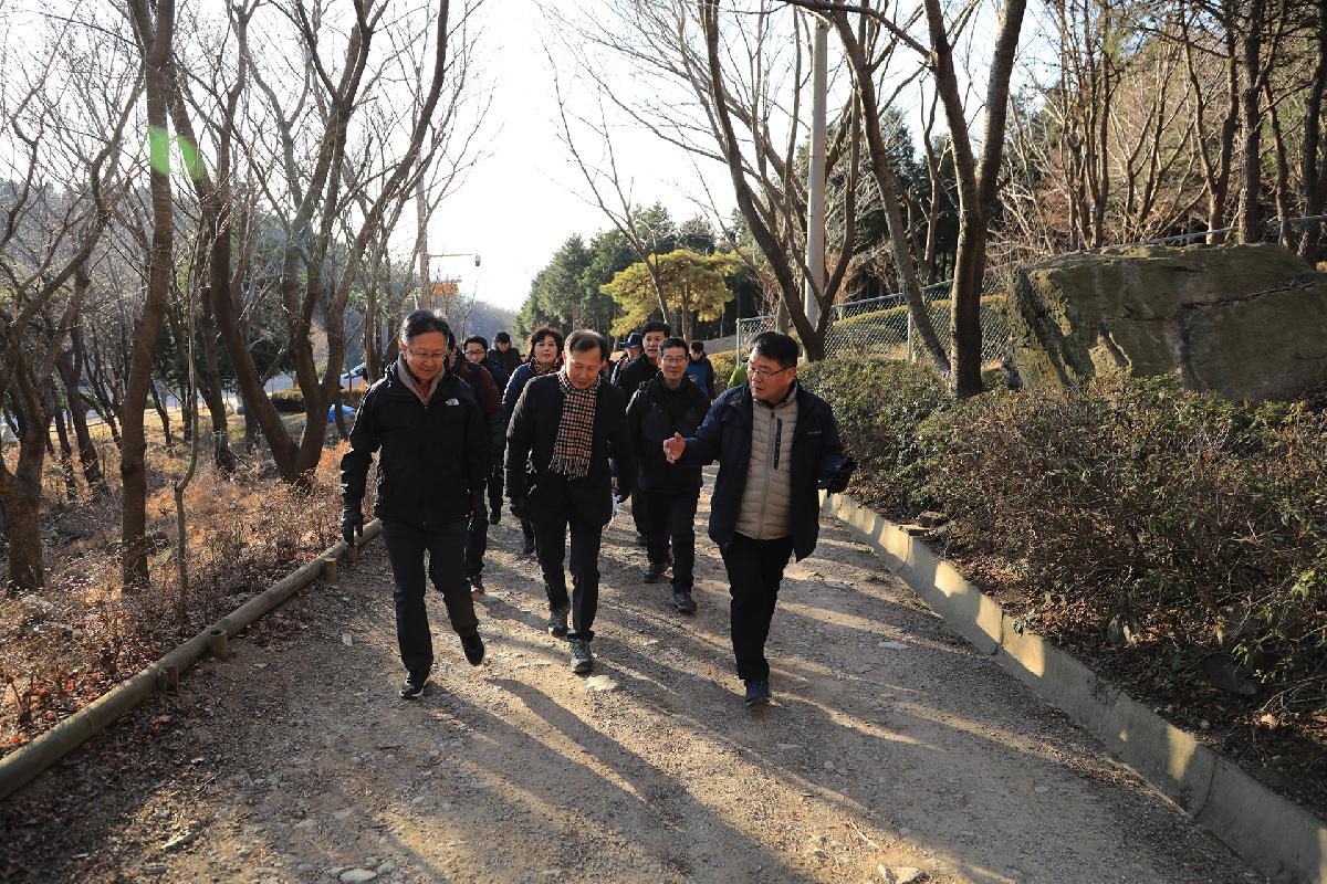2019년 새해맞이 간부공무원 천마산 산행