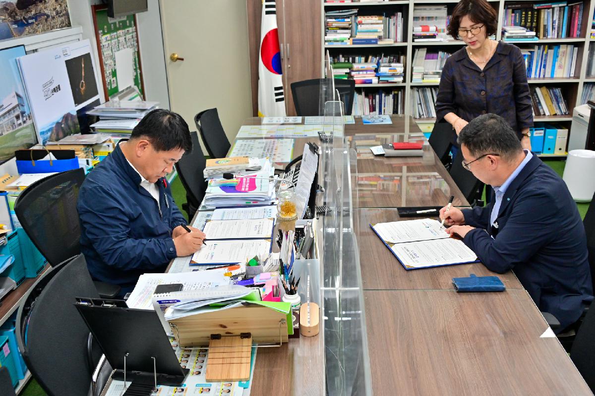 한전MCS(주) 중부산지점 고독사 예방 활동 업무 협약식