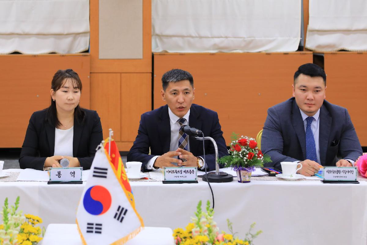2019 부산 서구-몽골 바양쥬르흐구 대표단 국제우호협력회의