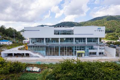 서구아미드림도서관 건립사업 공사지 항공 전경