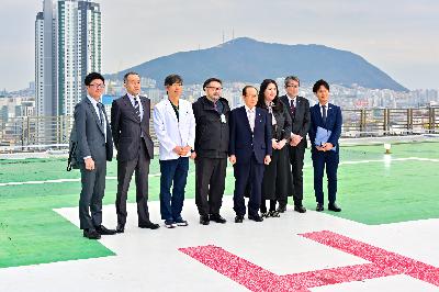 일본 사세보시 대표단 의료관광특구 관련 시설 견학(부산대학교병원)