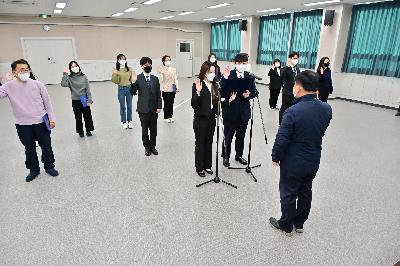 신규임용자 임용장 수여식