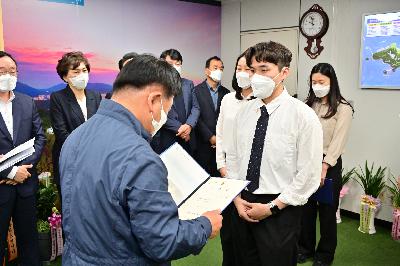 전보, 신규임용자 임용장 수여식