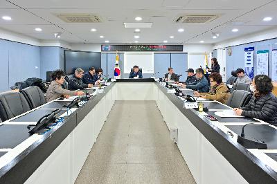 2025년 관내 전통시장 회장단 회의