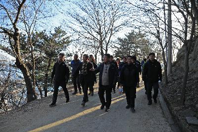 2019년 새해맞이 간부공무원 천마산 산행