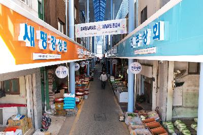 충무동새벽시장 김해골목 아케이드 조성 사업지