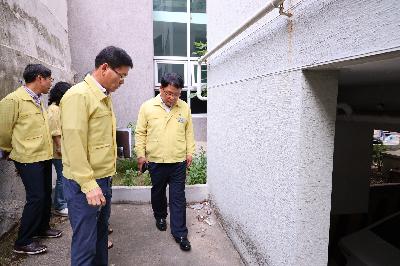 여름철 재난 위험지역 현장점검