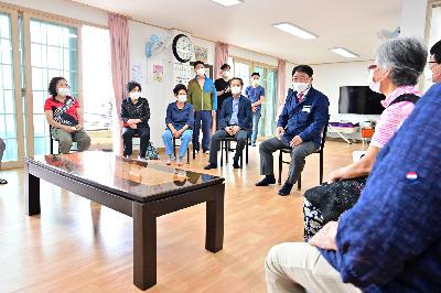 운영재개 경로당(사랑쉼표, 상조 경로당) 방문