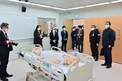 일본 사세보시 대표단 의료관광특구 관련 시설 견학(부산대학교병원)