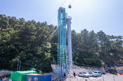 송도용궁오름길 항공 전경
