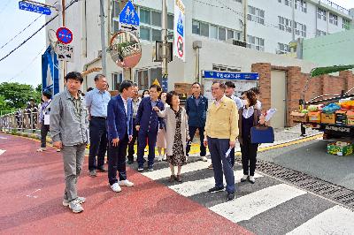 천마초등학교 어린이보호구역 안전실태 현장합동조사