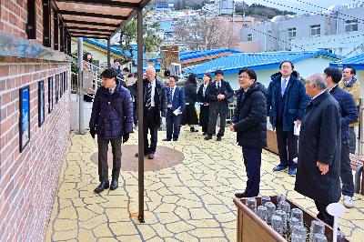 일본 사세보시 대표단 관내 시설 견학(닥밭골 도시재생사업지)