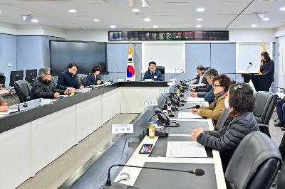 2025년 관내 전통시장 회장단 회의