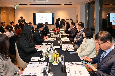 일본 사세보시 대표단 방문 기념 만찬