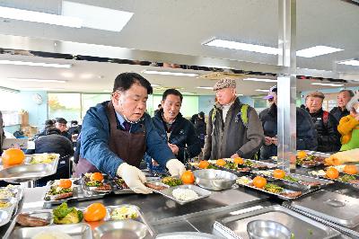 서구노인복지관 어르신 급식 봉사
