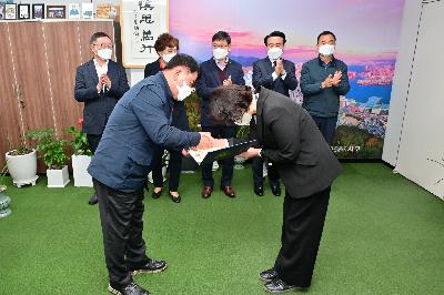 승진자 임용장 수여식