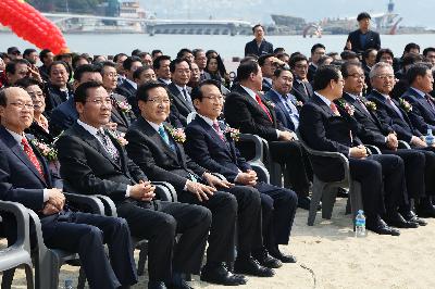 송도해상케이블카 기공식