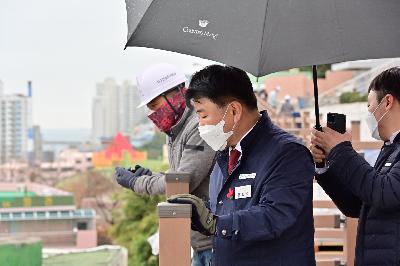남일이네 수직보행 인프라 구축공사 현장 방문
