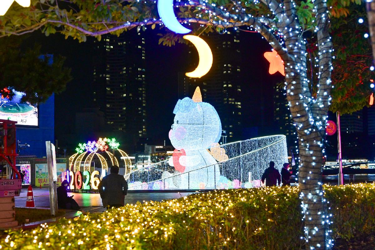 2025년 서구 희망의 빛거리 송도해수욕장 일원