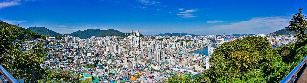 누리바라기전망대에서 바라본 전경