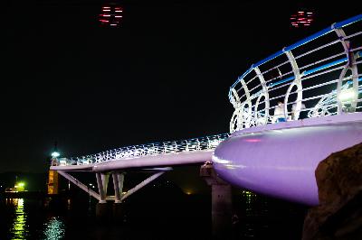송도구름산책로 야경