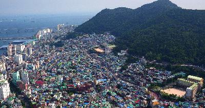 하늘에서 본 서구의 풍경