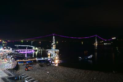송도구름산책로 야경