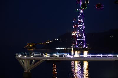송도구름산책로 야경