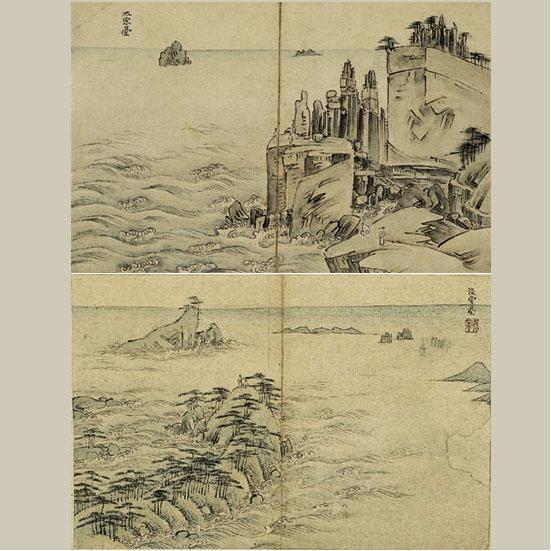 김윤겸 필 영남기행화첩(金允謙 筆 嶺南紀行畵帖)