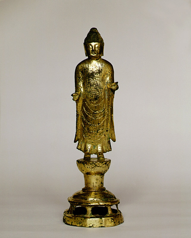 의령보리사지 금동여래입상(宜寧菩提寺址 金銅如來立像)