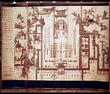 조대비 사순칭경진하도 병풍(趙大妃 四旬稱慶陳賀圖 屛風)