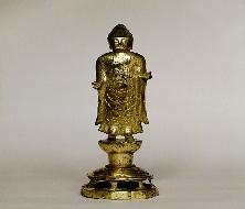 의령보리사지 금동여래입상(宜寧菩提寺址 金銅如來立像)